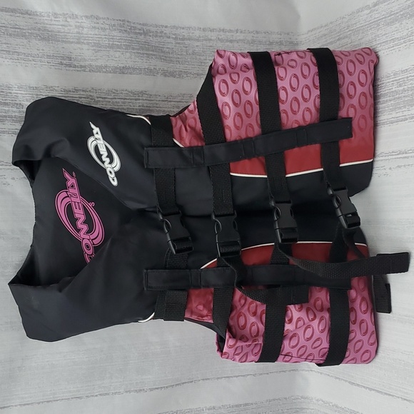 Adult Ladies Water Safety Life Vest  Size Small in Pink and Black - Picture 12 of 14